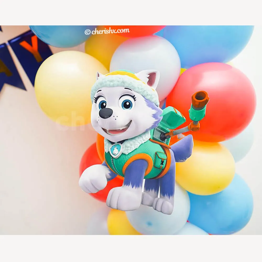 Paw Patrol Kids Birthday Decoration Items Pack of 264 Pcs