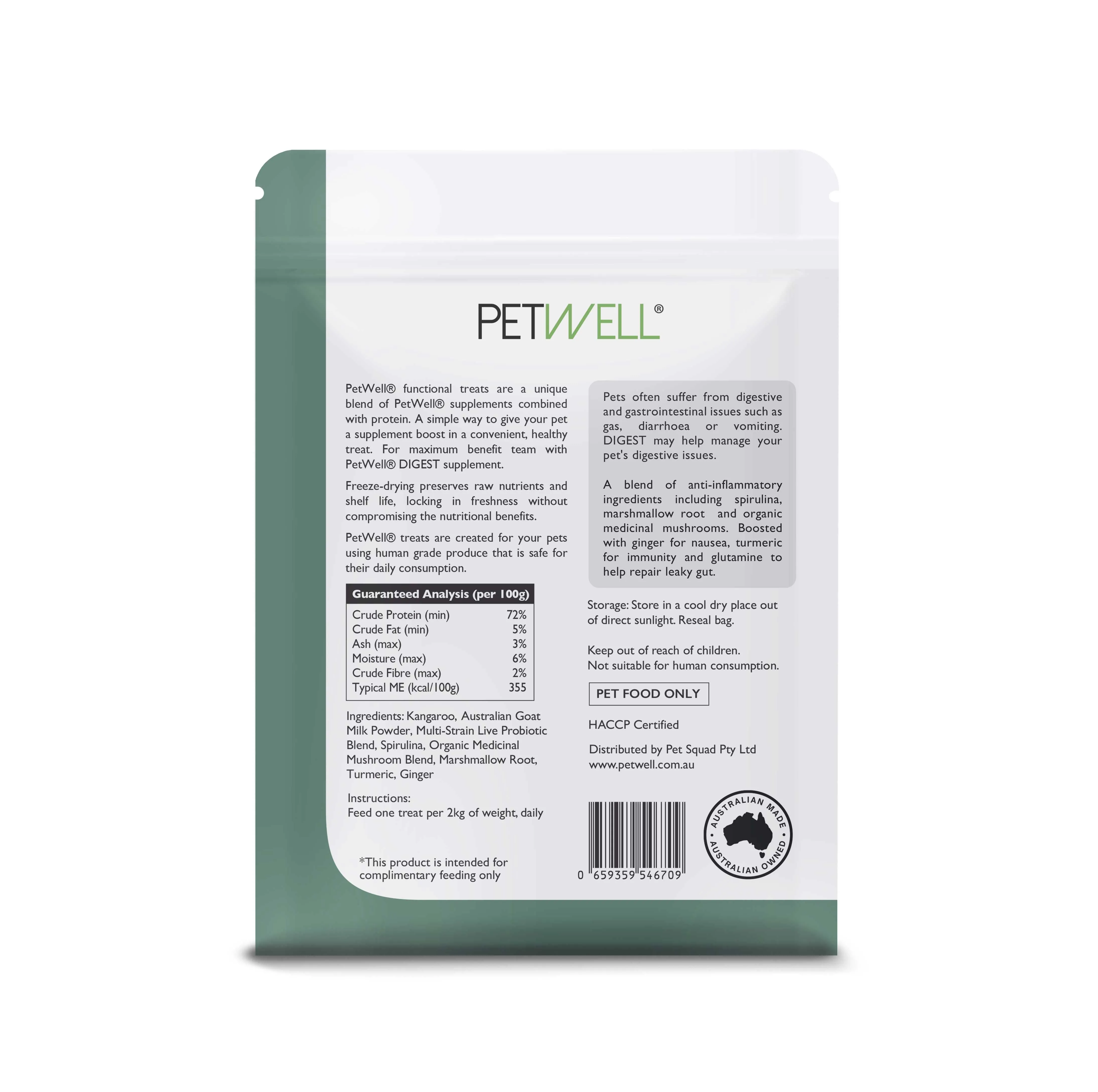 PetWell DIGEST   KANGAROO Functional Treats
