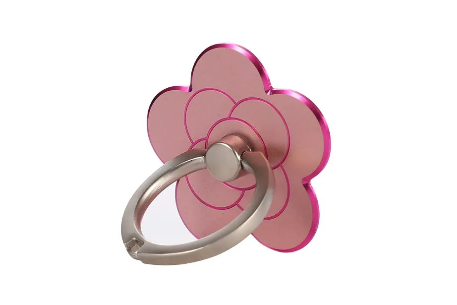 Pink Flower Ring Holder