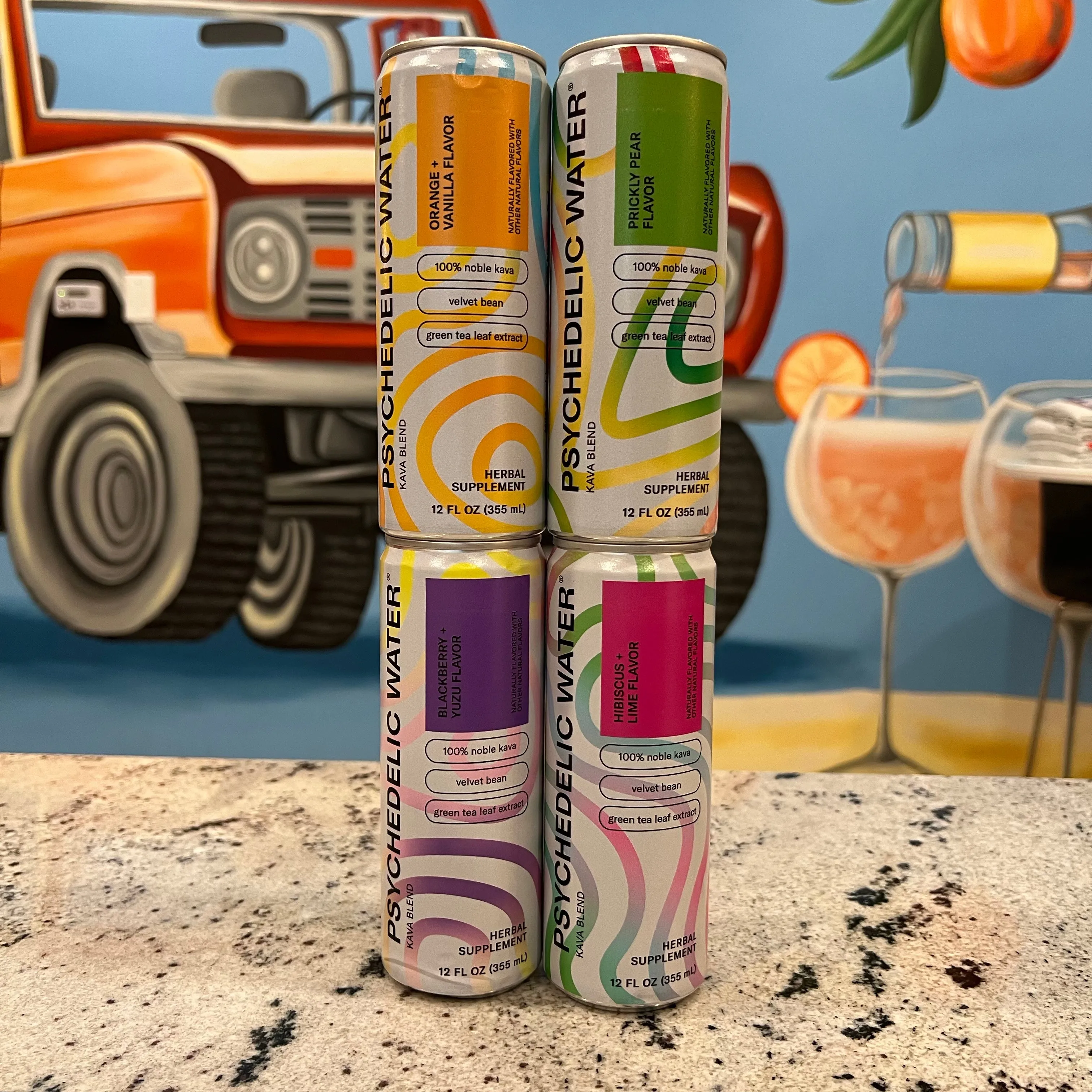 Psychedelic Water- Cans