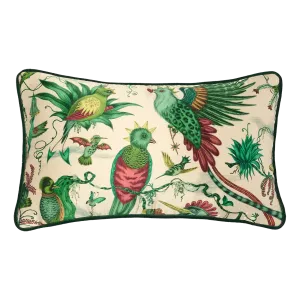 Quetzal Silk Bolster Cushion