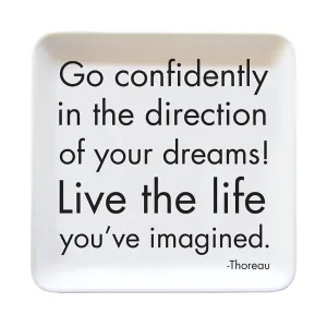 "go confidently" trinket dish