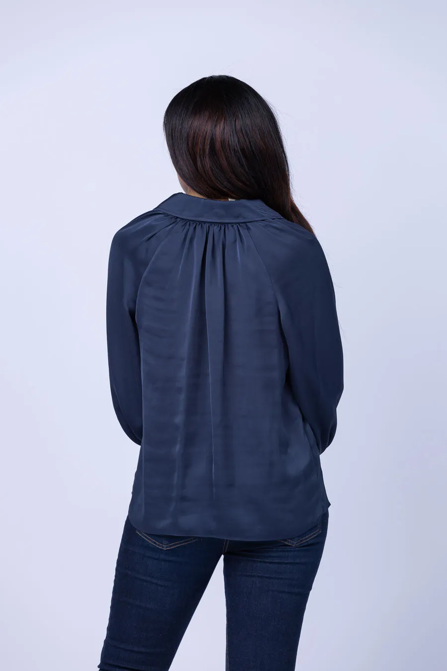 Ramy Brook Lyla Top in Navy