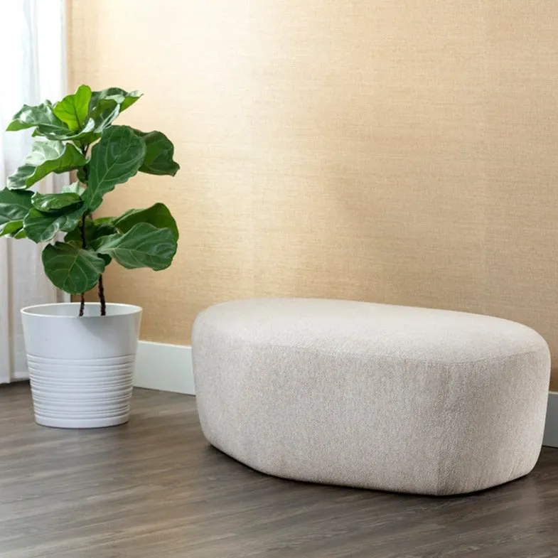 Raya Ottoman - Dove Cream