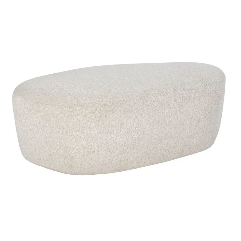 Raya Ottoman - Dove Cream