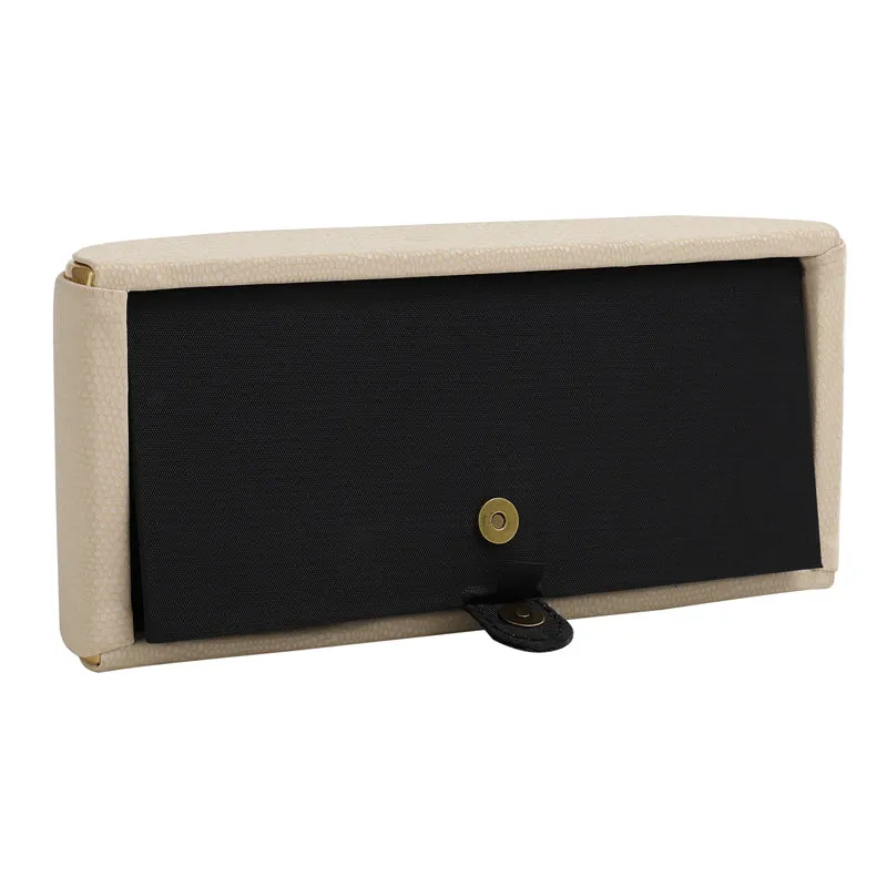Relca Leather Tissue Box - Ivory