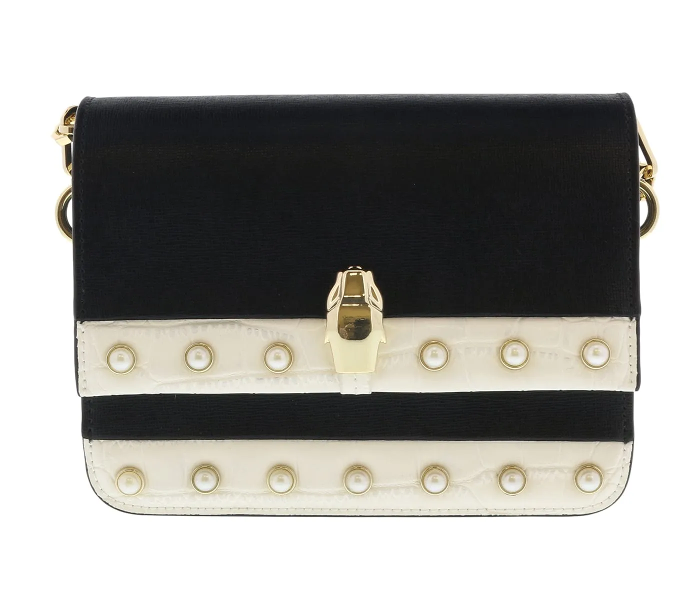 Roberto Cavalli HXLPAY B01 Black/White Shoulder Bag