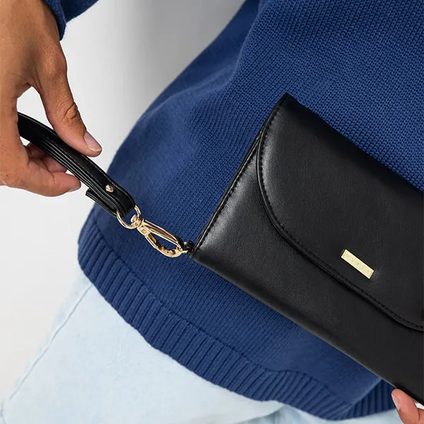 Rusty Eve Travel Wallet - Black