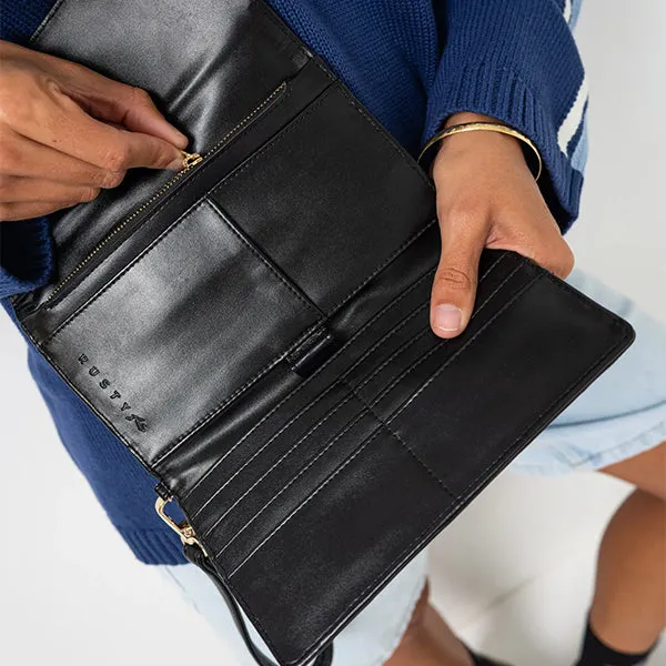 Rusty Eve Travel Wallet - Black
