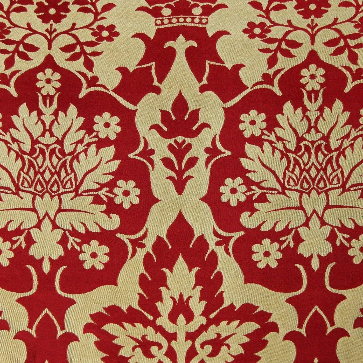 Sarum Style Cathedral Cope in Red Gold 'Van der Weyden' with 'Cloth of Gold' Orphreys