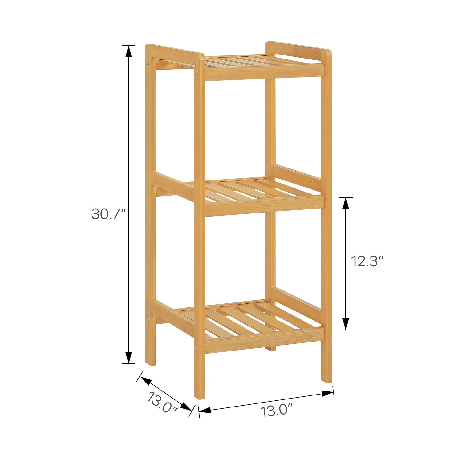 Simplified Multi-Functional Shelving Organizer - 14" - Natural