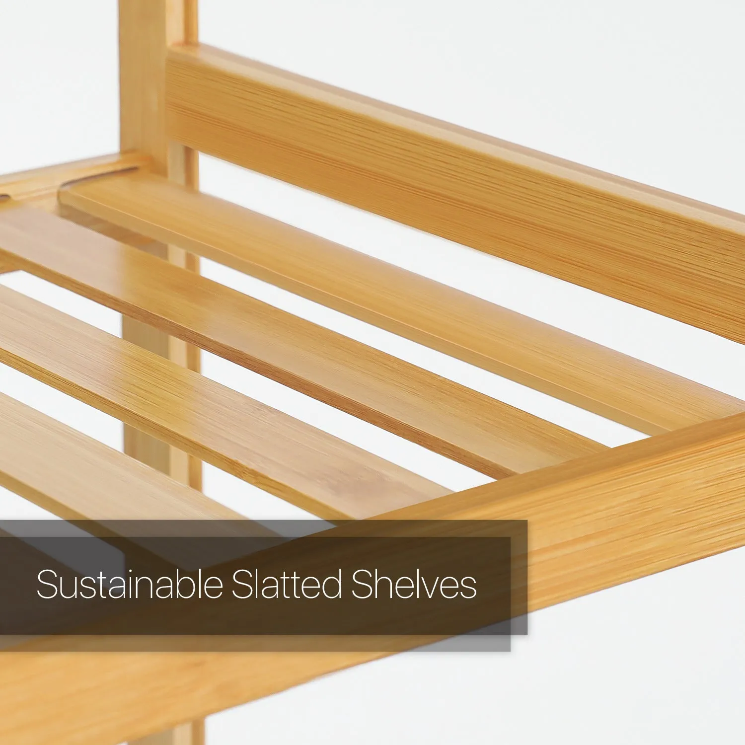 Simplified Multi-Functional Shelving Organizer - 14" - Natural