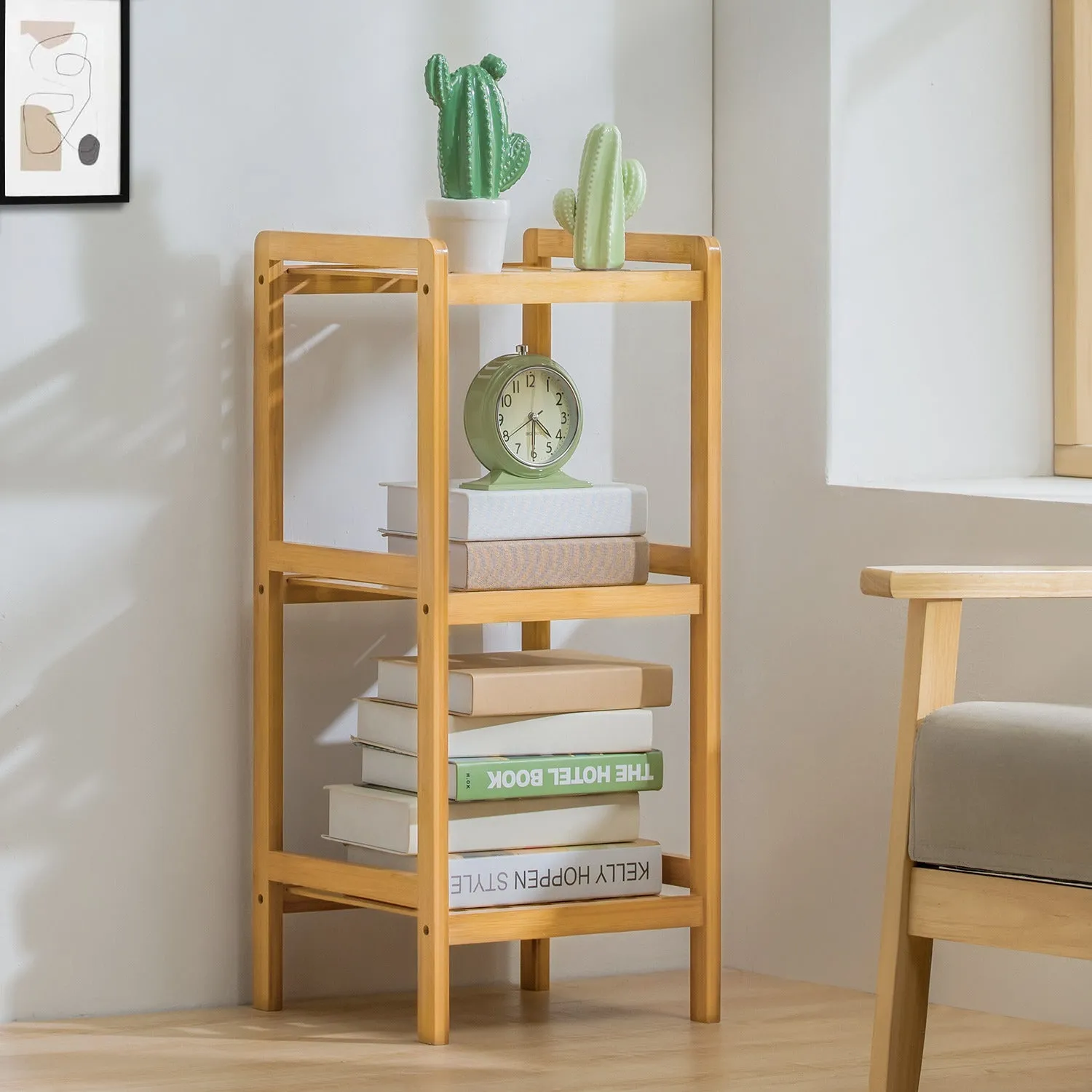 Simplified Multi-Functional Shelving Organizer - 14" - Natural