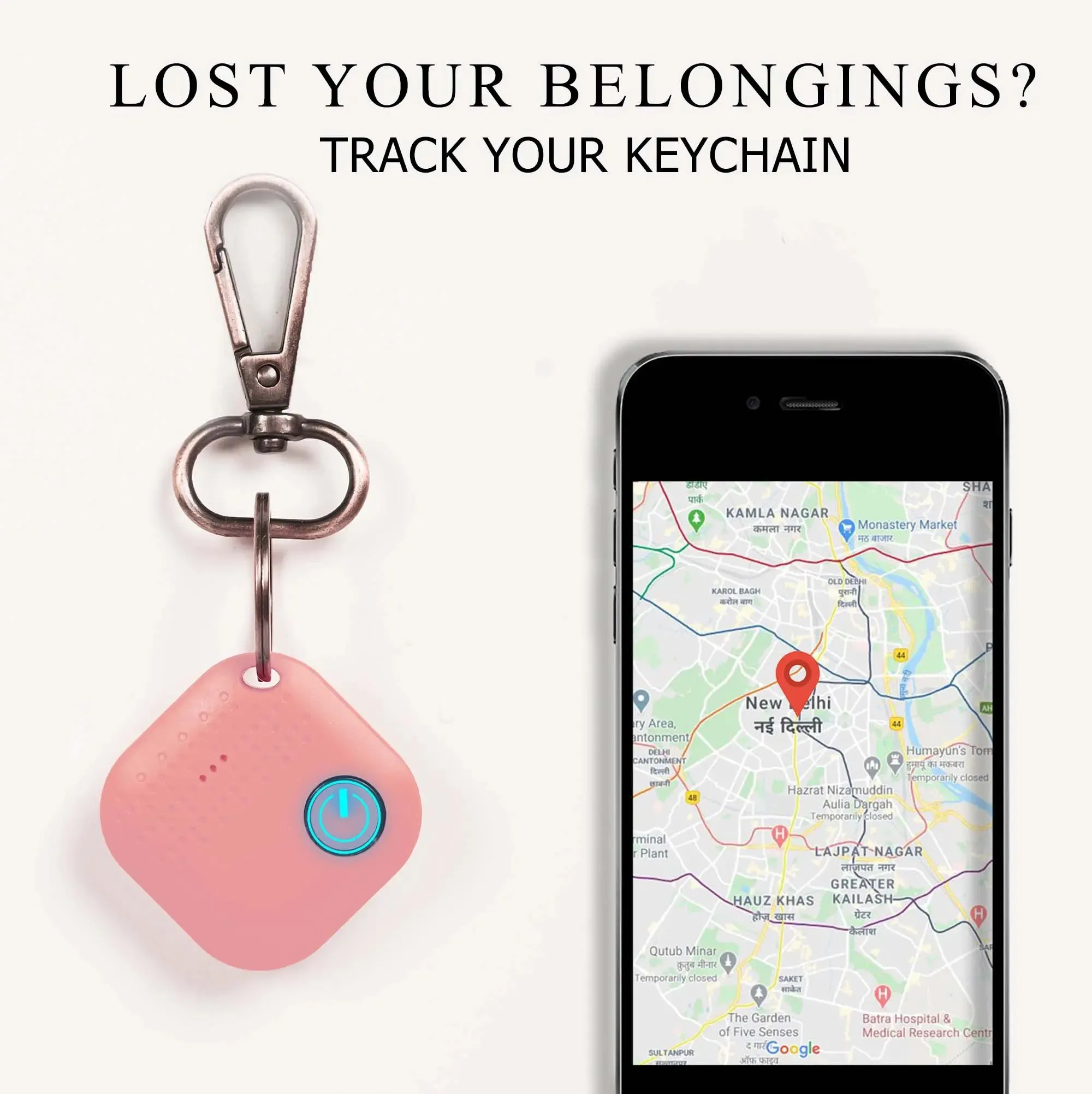 Smart Keychain (Pink)