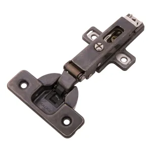 Soft Close Full Overlay Frameless Titanium Cabinet Hinge