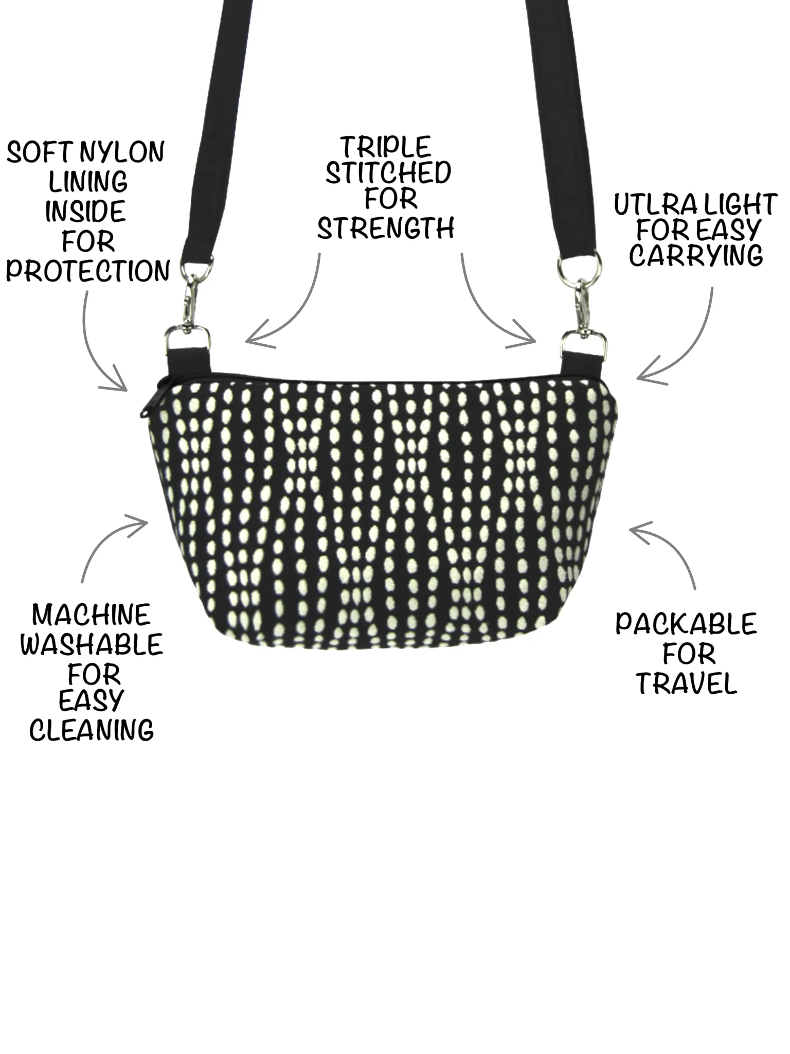 Star in Navy | Navy Nylon | Traveler Belt Bag