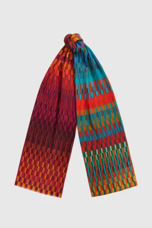SUNSET TIDE PURE WOOL SCARF