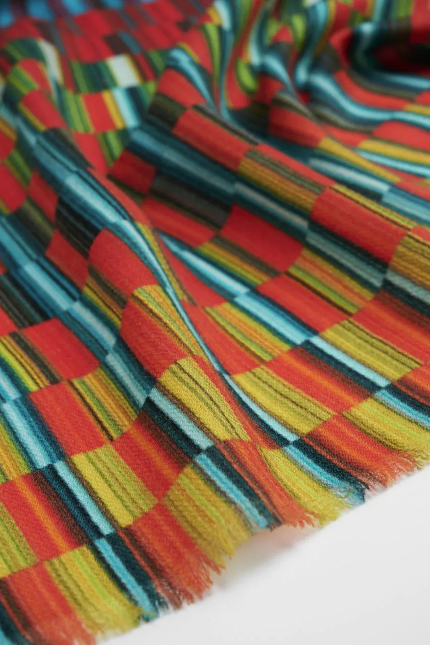 SUNSET TIDE PURE WOOL SCARF