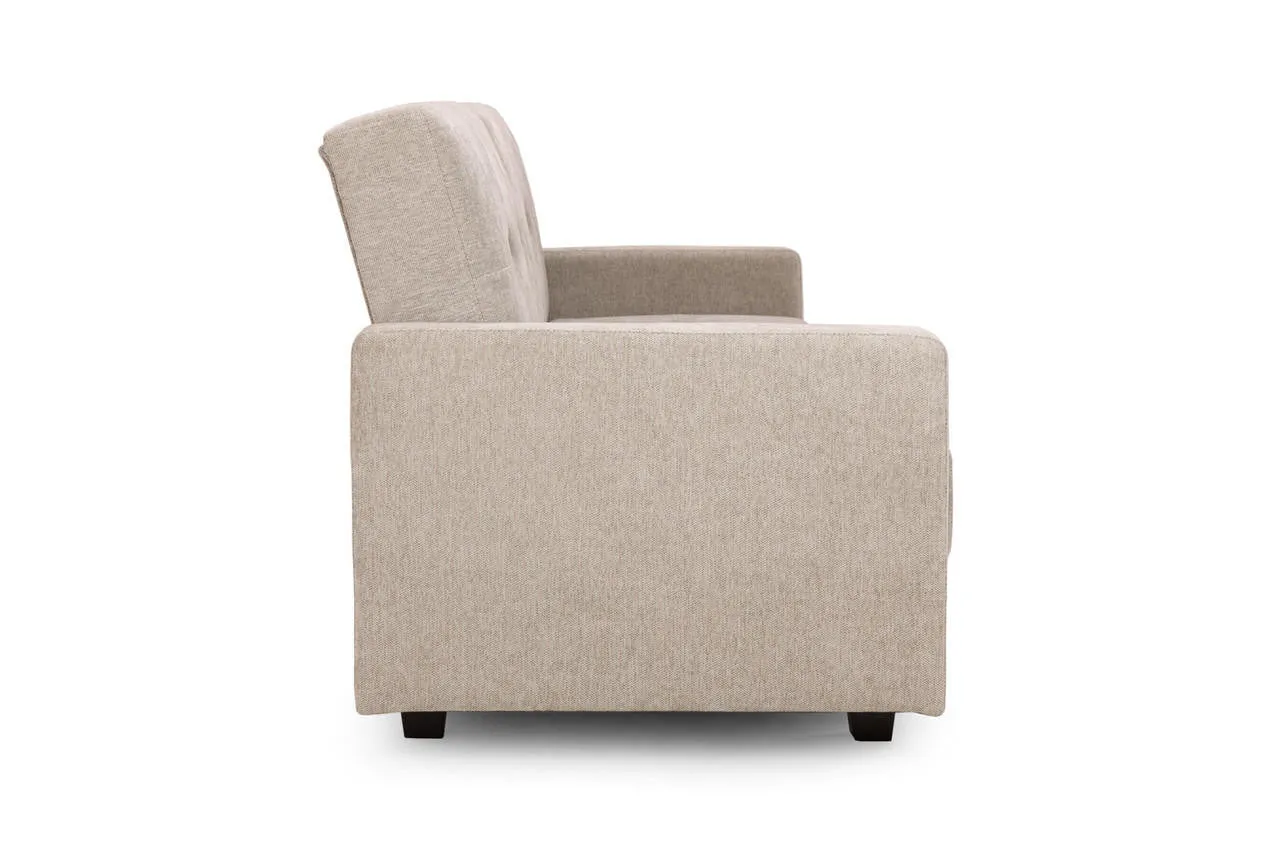 Teme Sofabed - Beige 3 Seater - 194 CM