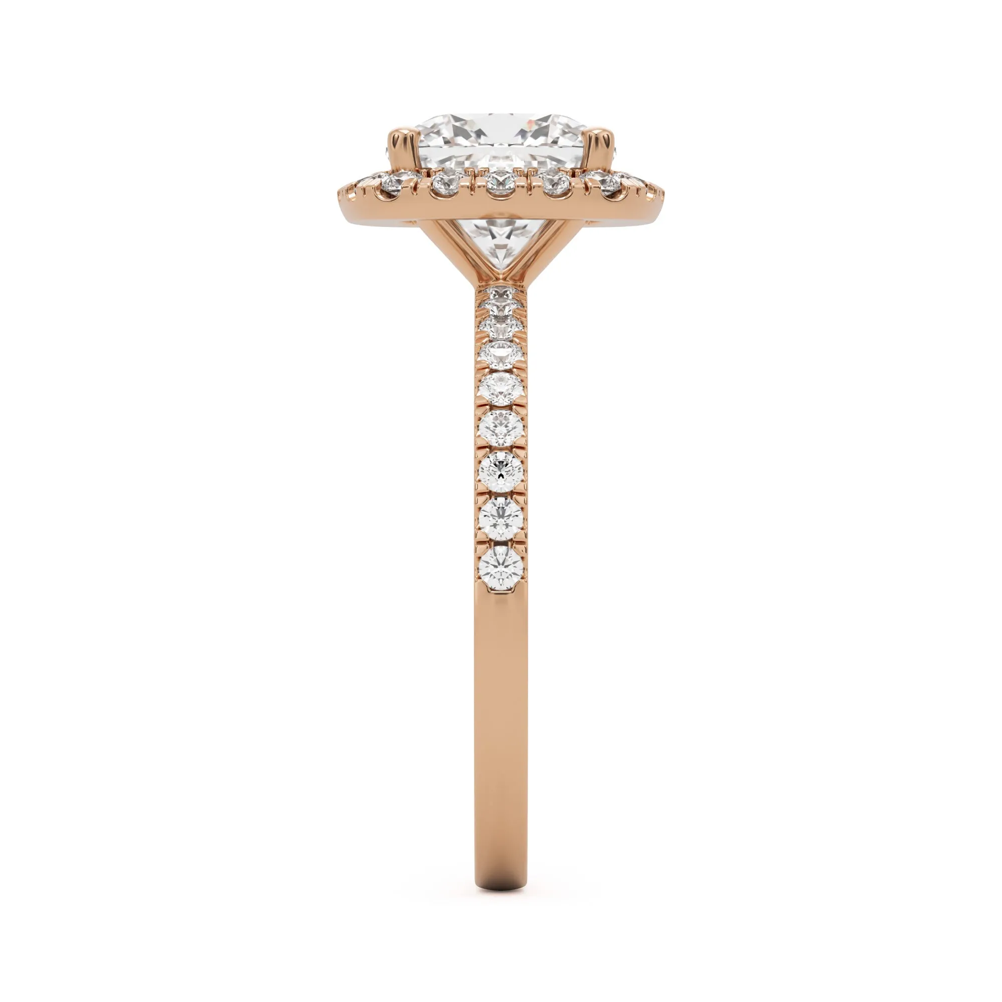 The Cushion Halo Pavé