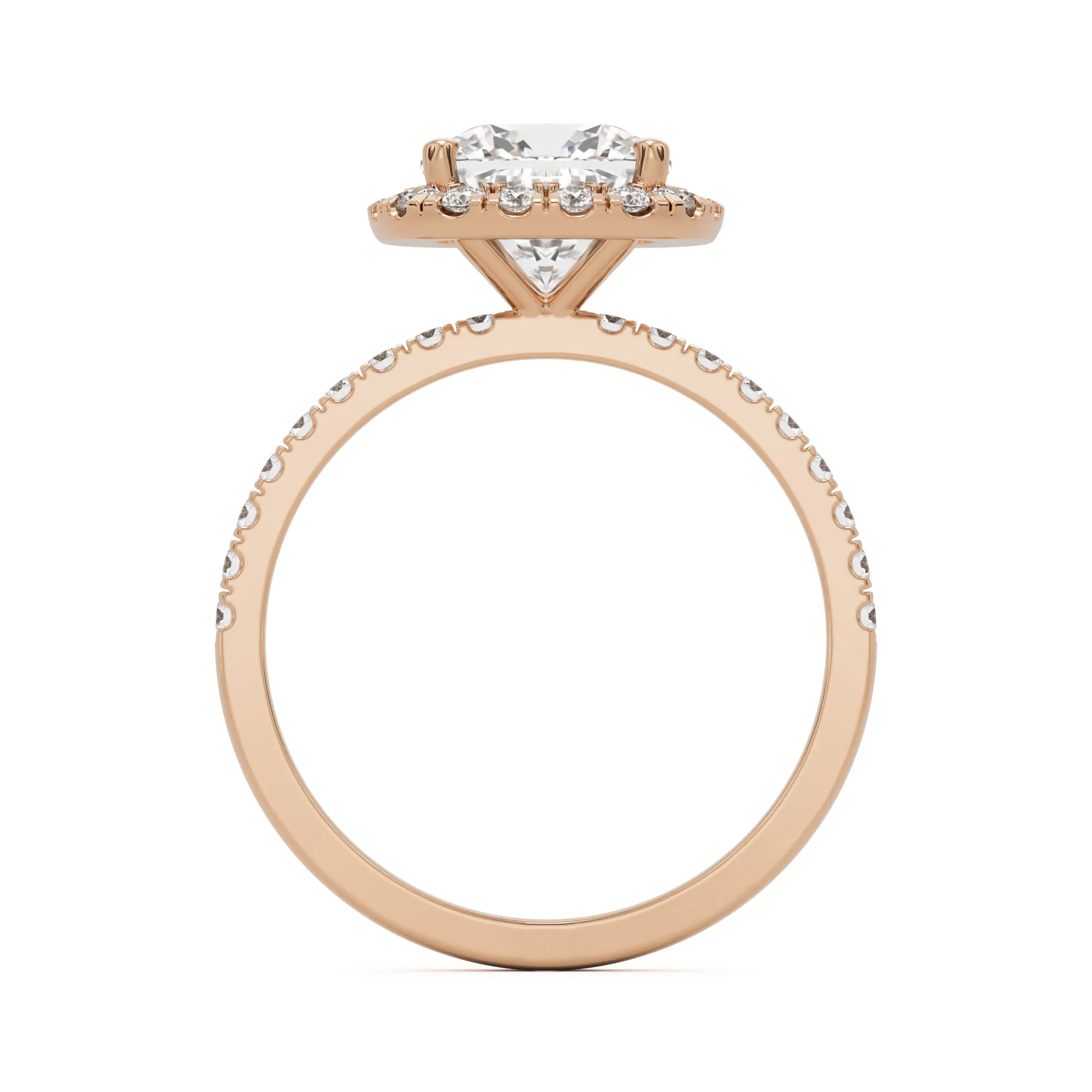 The Cushion Halo Pavé