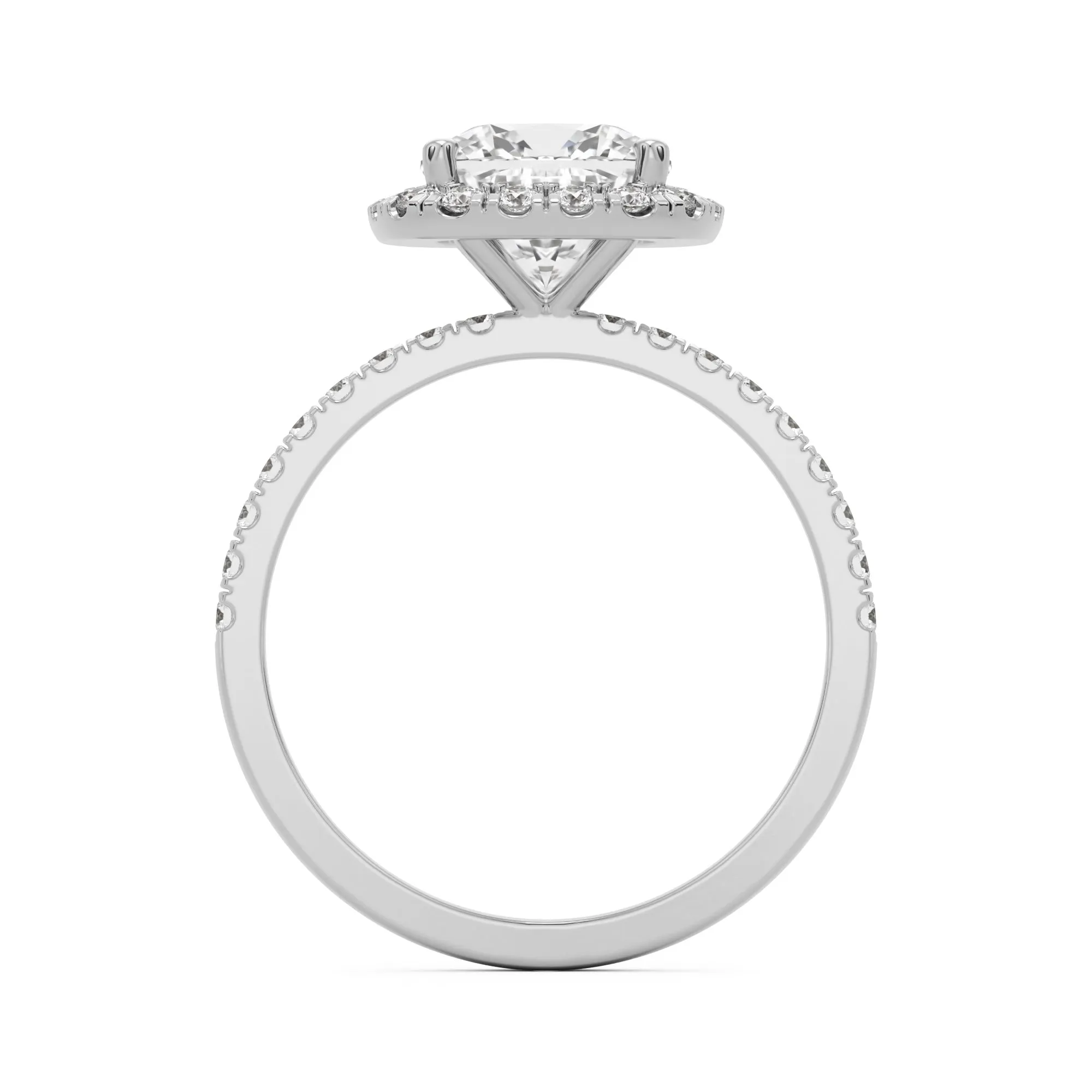 The Cushion Halo Pavé