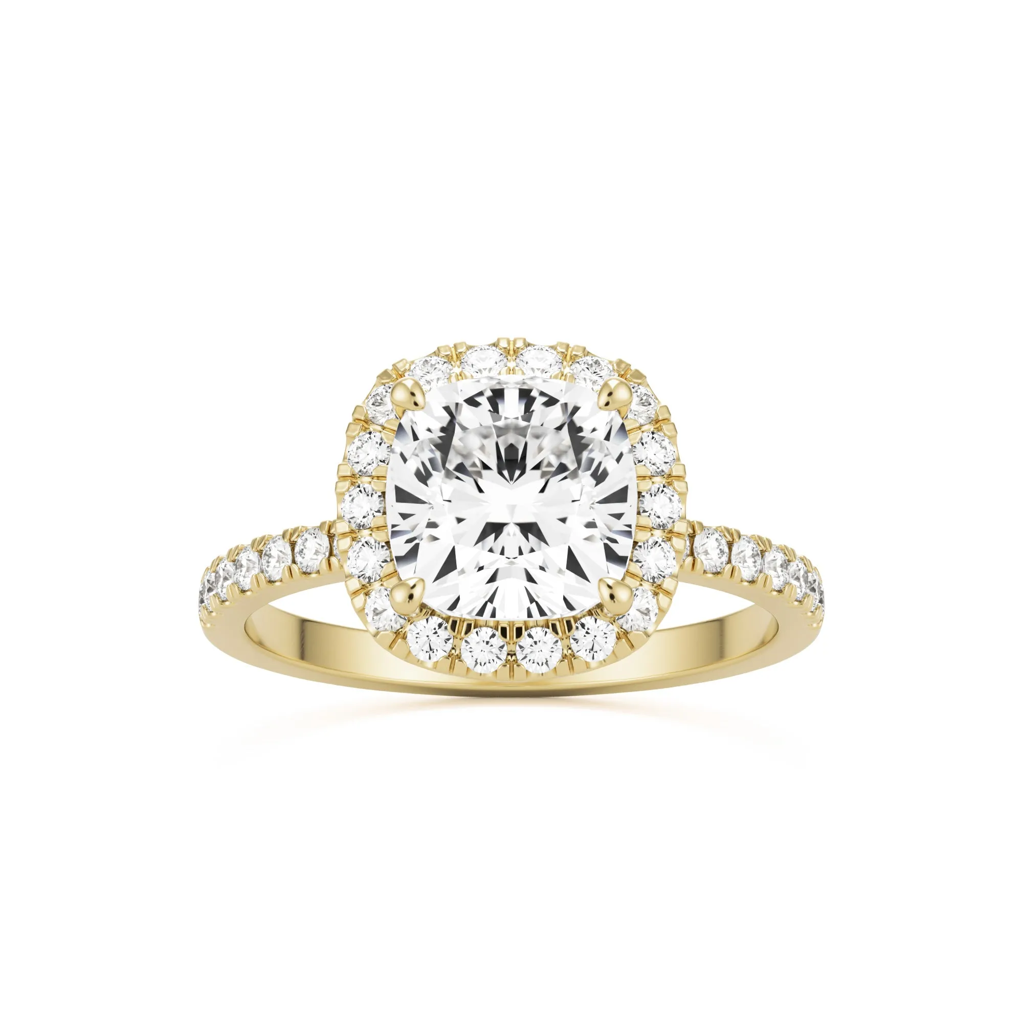 The Cushion Halo Pavé