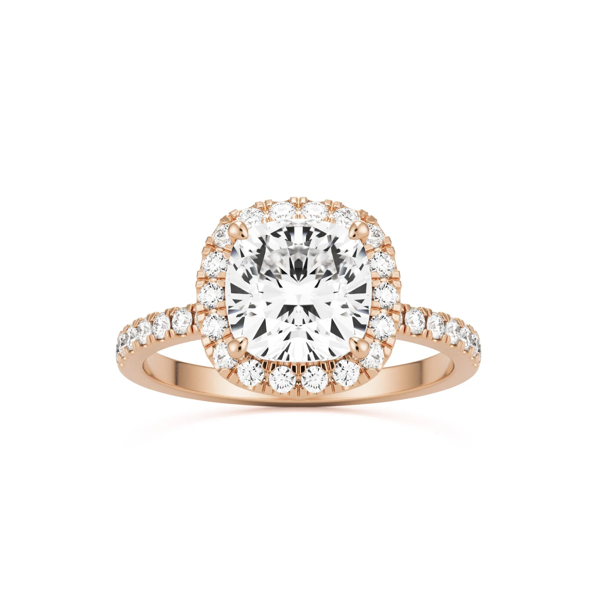 The Cushion Halo Pavé