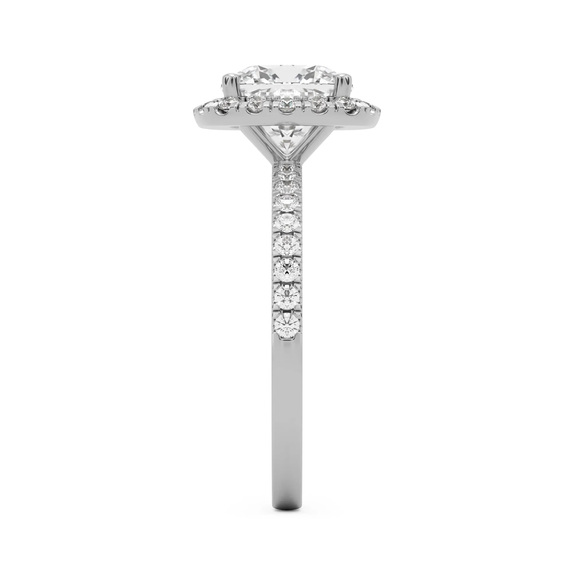 The Cushion Halo Pavé