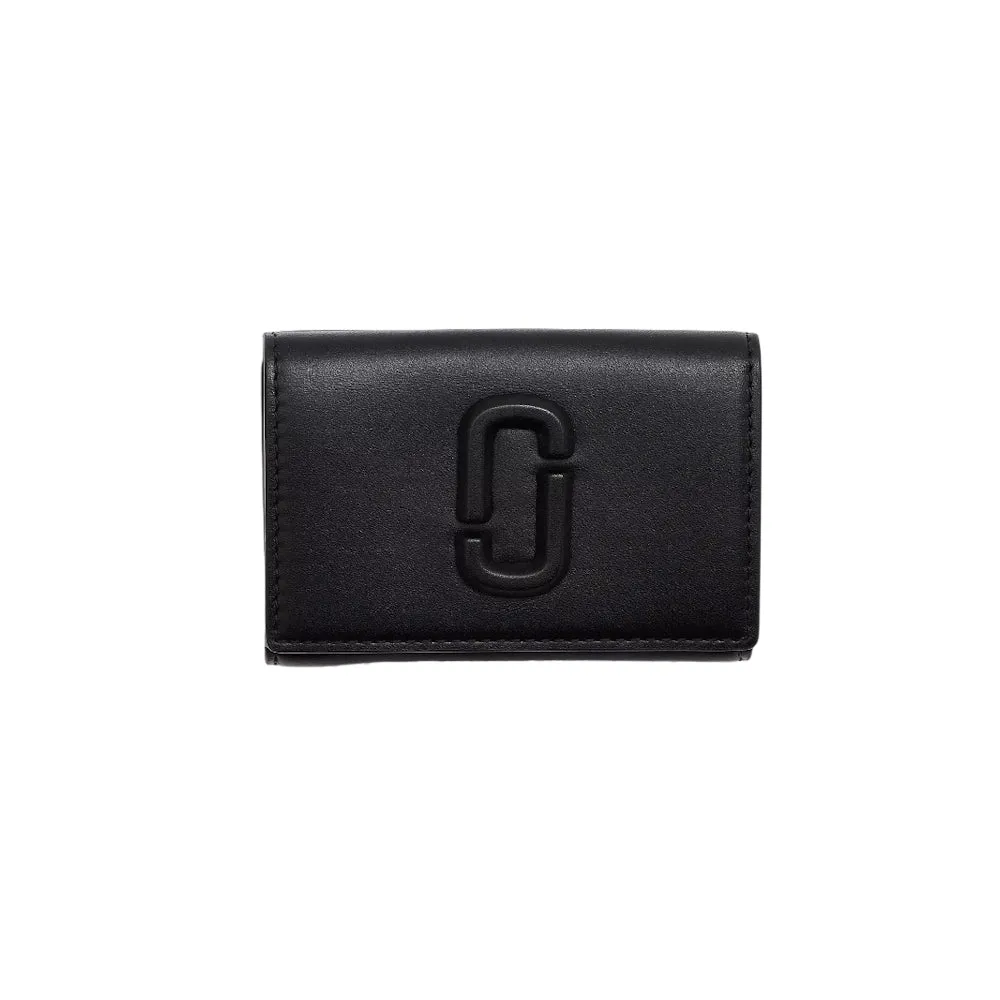 THE LEATHER COVERED J MARK TRI-FOLD WALLET