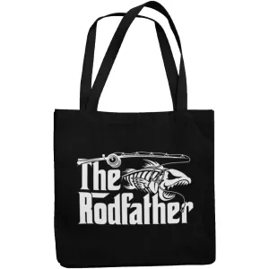 The Rodfather Canvas Tote Shopping Bag