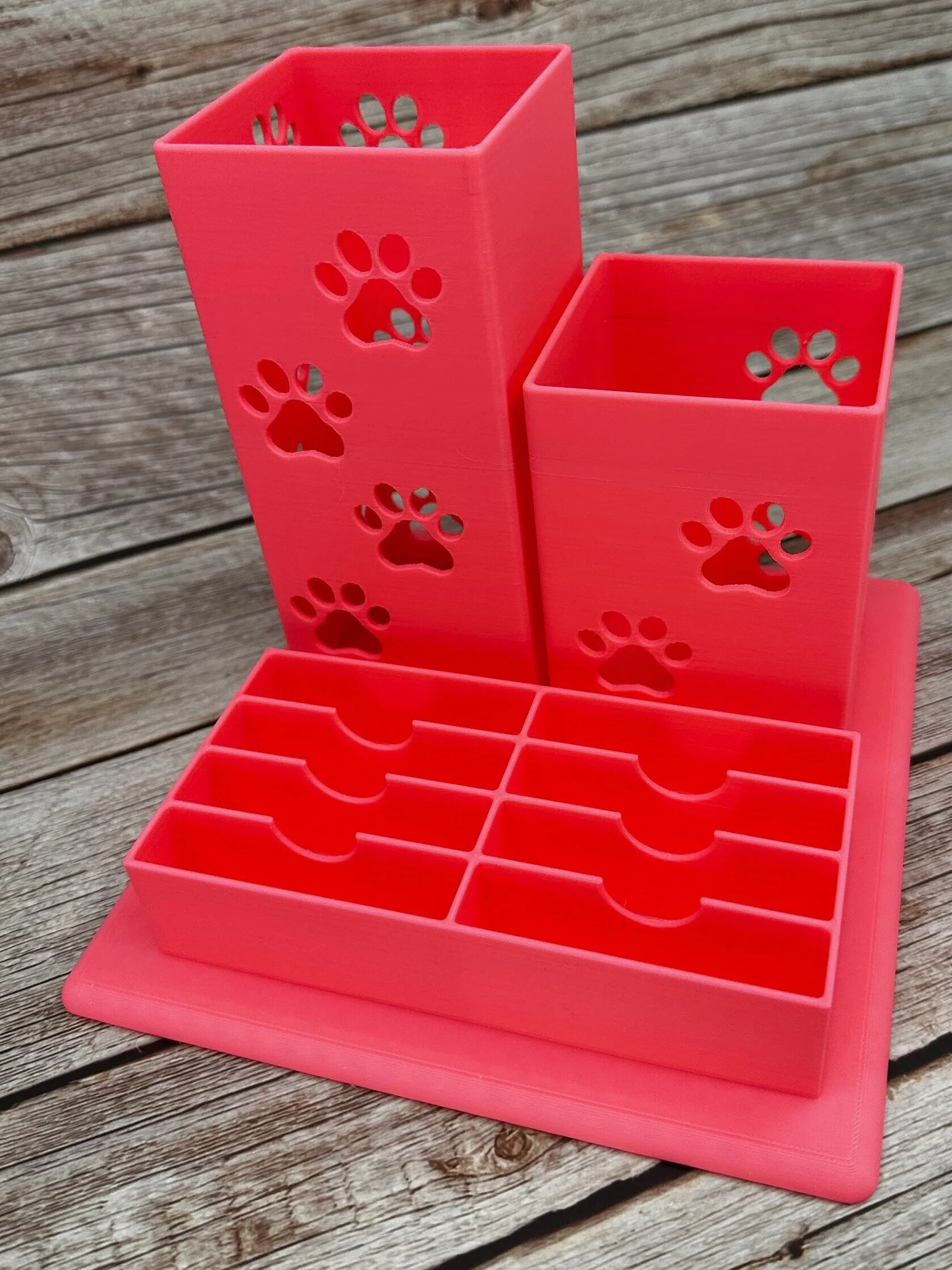 The Sheltie - Dog Grooming Brush and Wide Size Blade Holder, Simple Organizer |