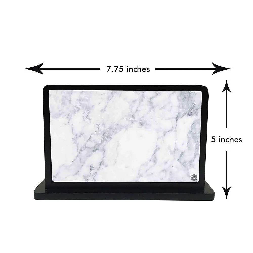 Tissue Holder Paper Napkin Stand - Marble White