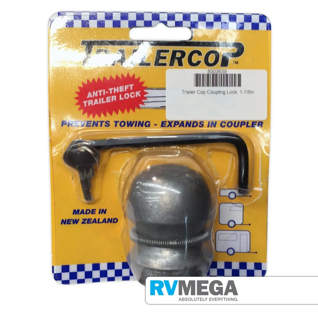 Trailer Cop Coupling Lock 1-7/8"