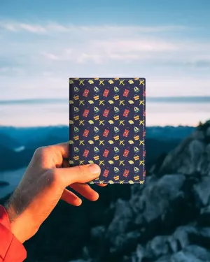 Travel theme blue passport covers