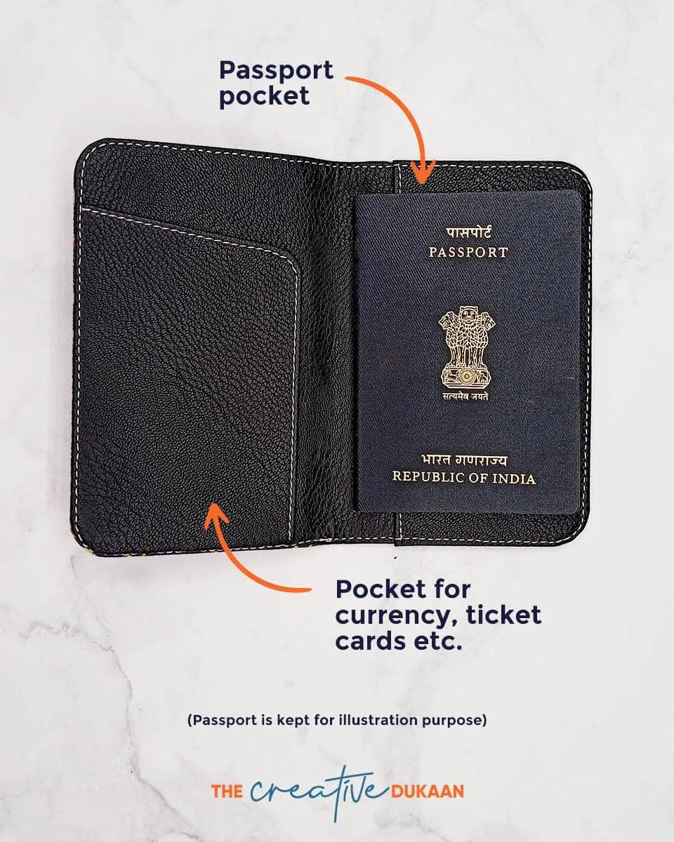 Travel theme blue passport covers