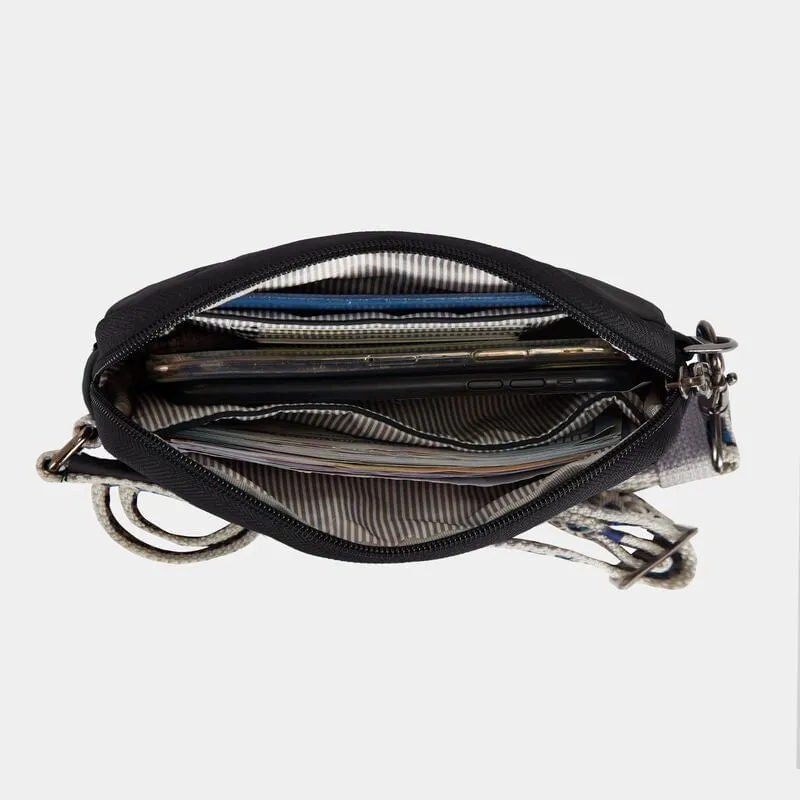 Travelon Anti-Theft Boho Phone Sling - Geo Black