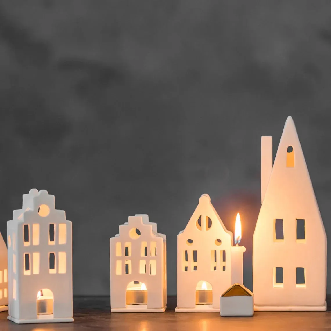 Village Light House Pointed Roof