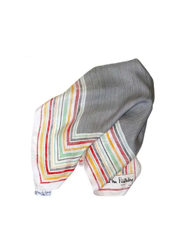 Vintage DVF Square Silk Scarf