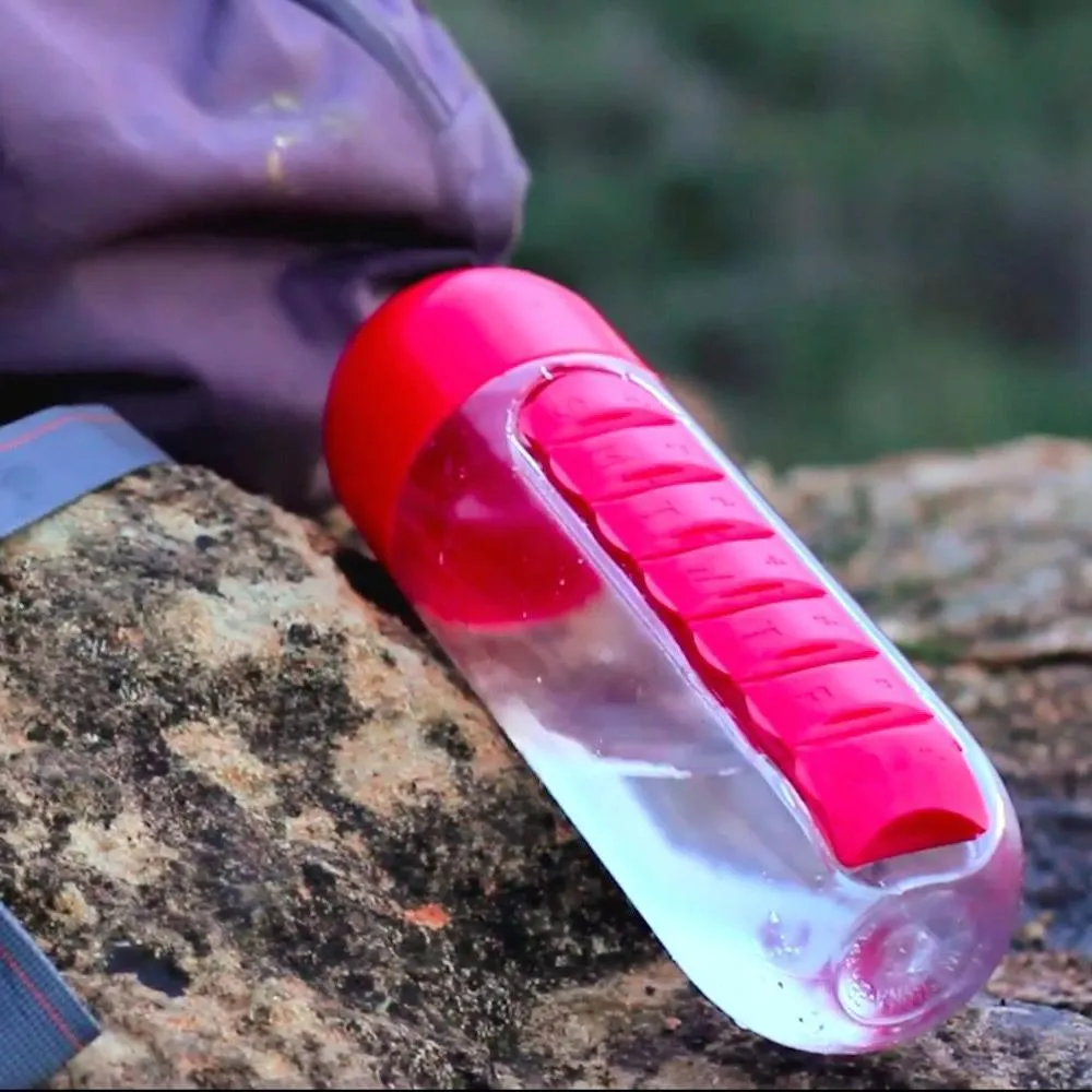 Vitamins Organizer Water Bottle