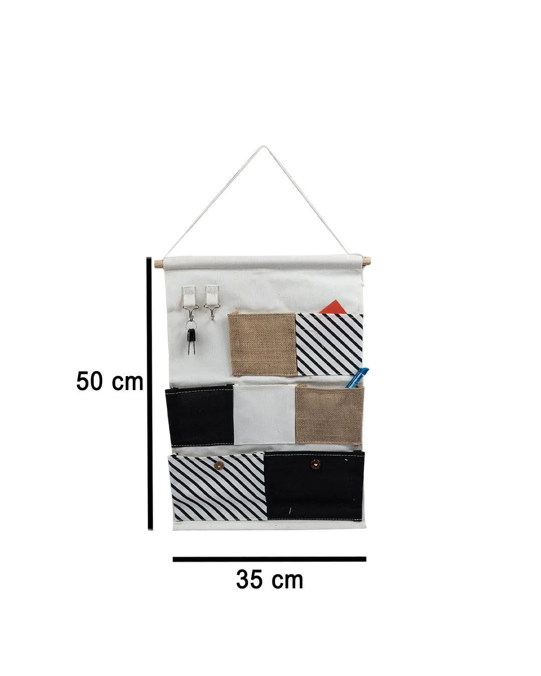 Wall Organizer, Multicolour, Canvas