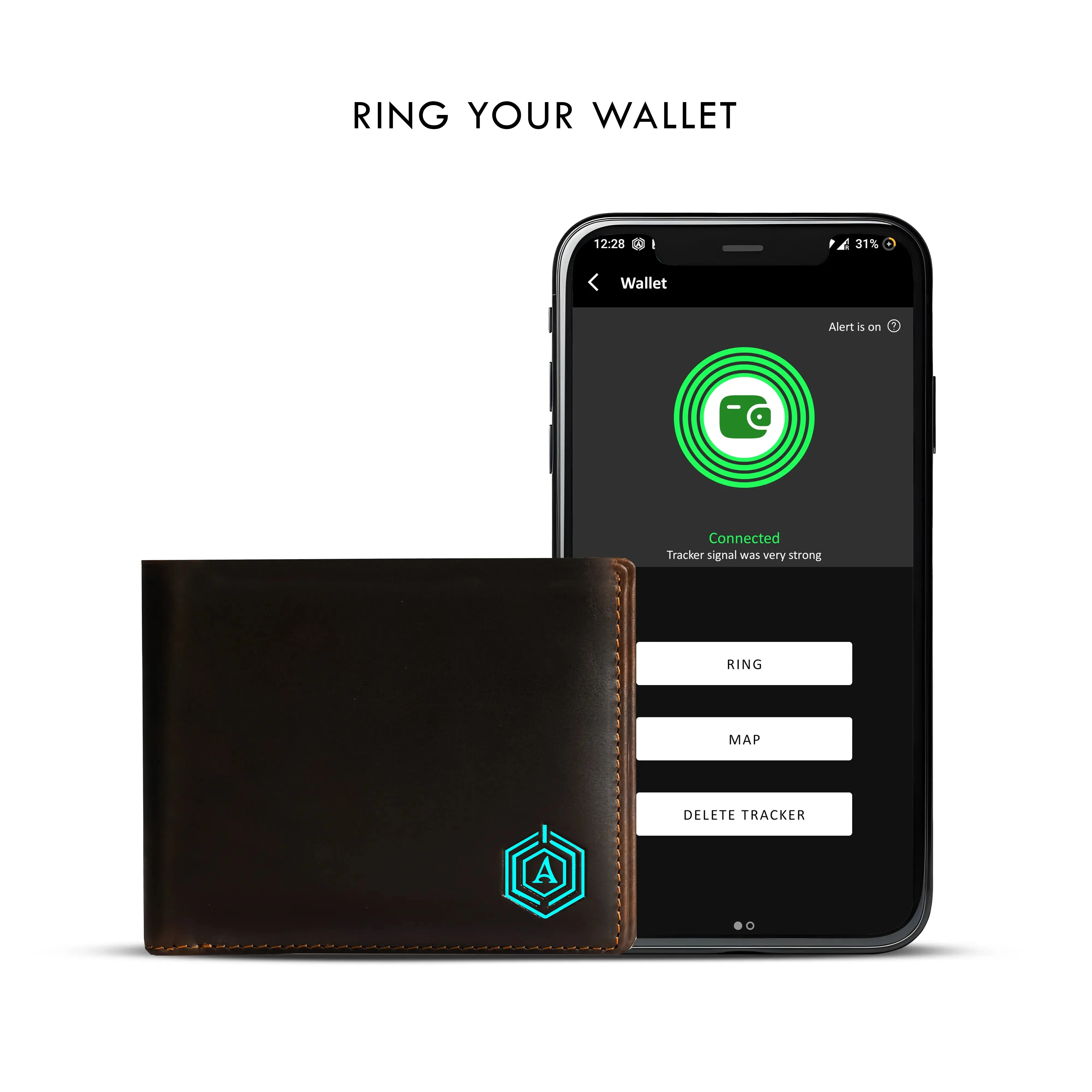 Wallet-bot Finder | Tracker wallet | Anti-Theft (Brown)
