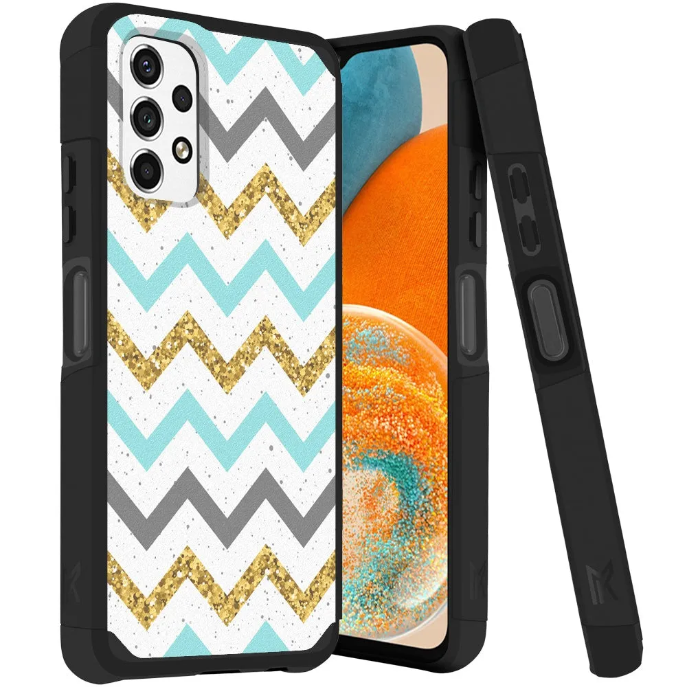 Wallet Case For Samsung A54 5G - Brown - Premium Wallet Card Holder With Magnetic Flap Wild Flag