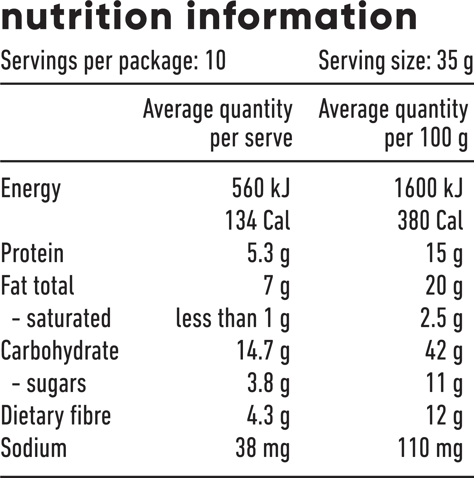 We, The Many Energise Antioxidant Functional Granola