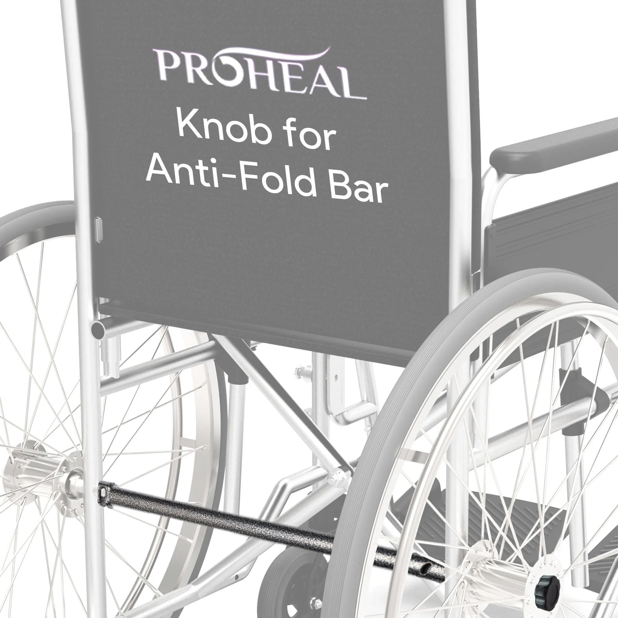 Wheelchair Anti Theft - Anti Fold Wheel Chair Bar by ProHeal