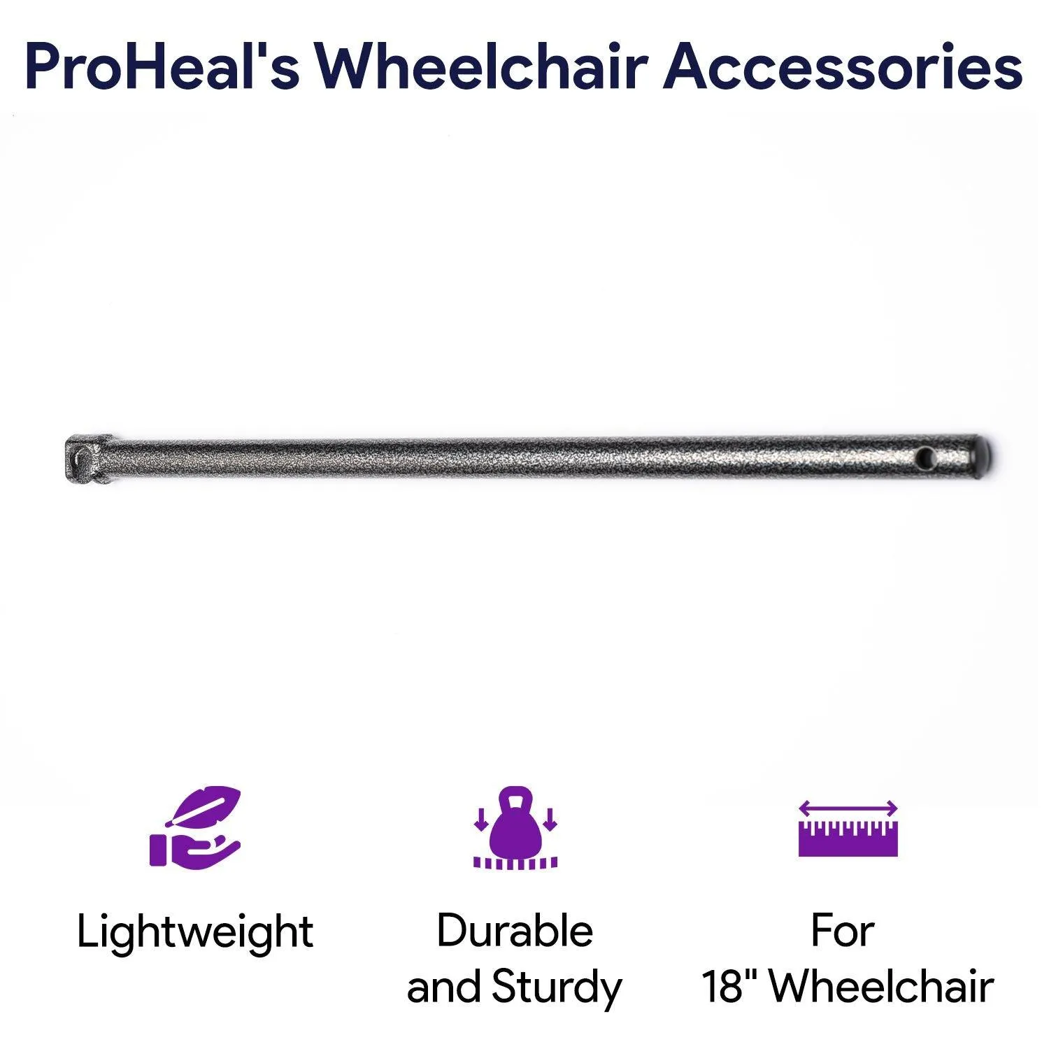 Wheelchair Anti Theft - Anti Fold Wheel Chair Bar by ProHeal
