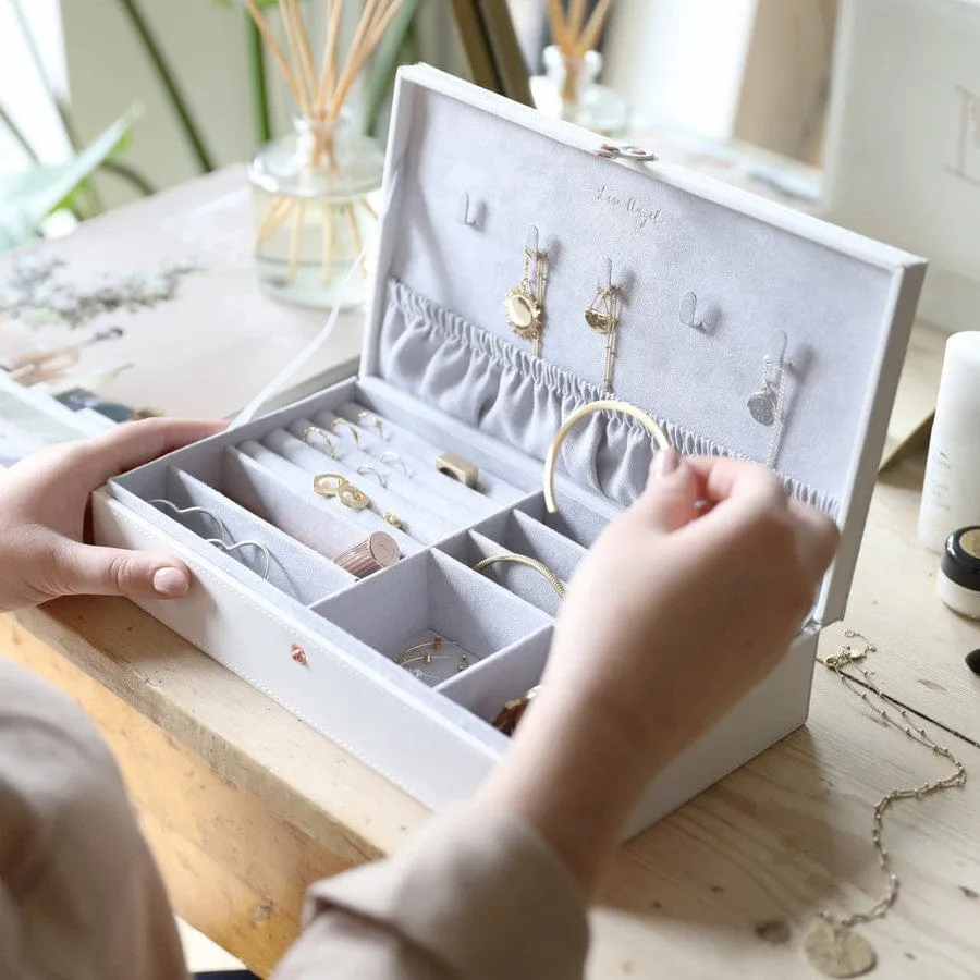White Large Jewelry Case
