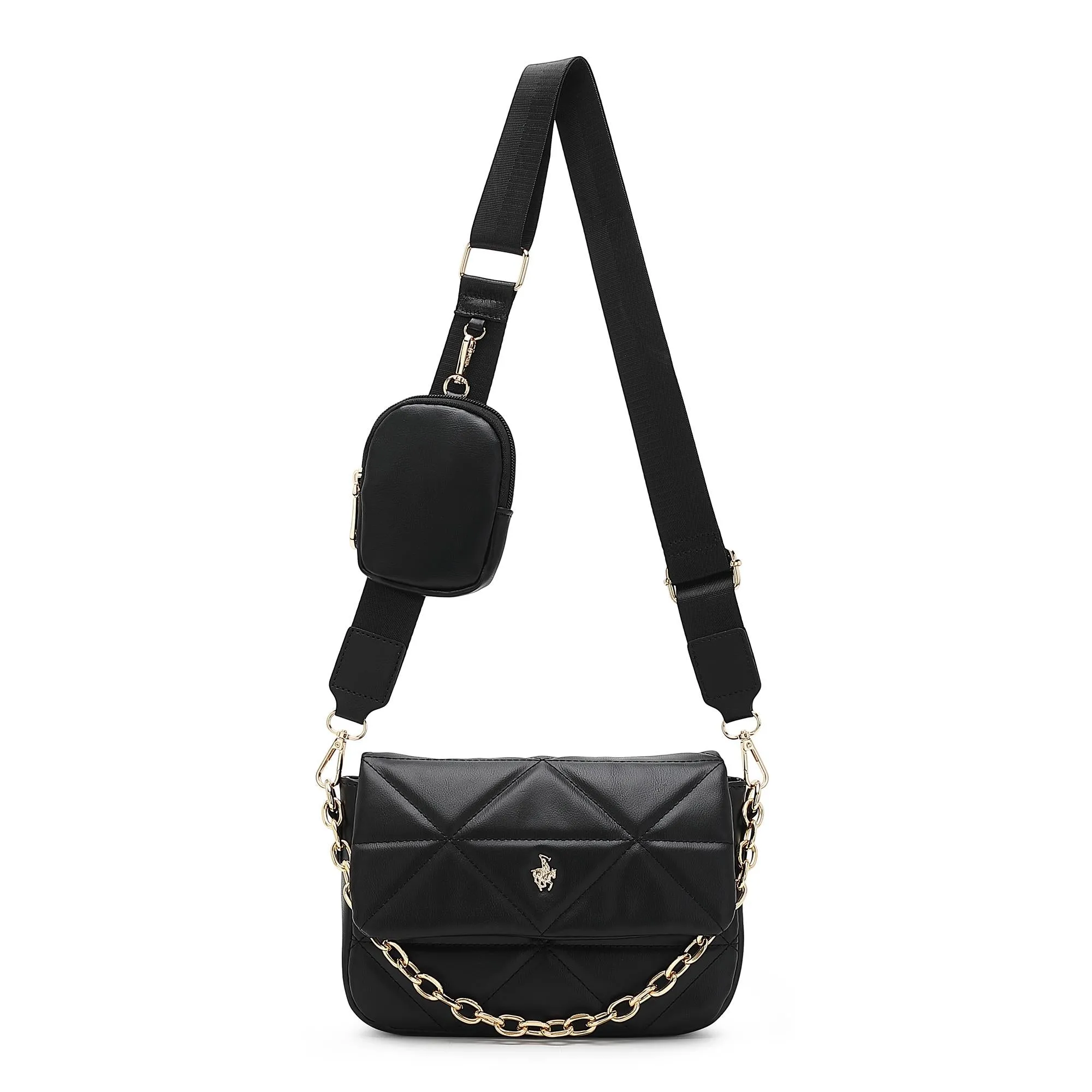 Women's Quilted Shoulder Sling Bag - HJJ 1677