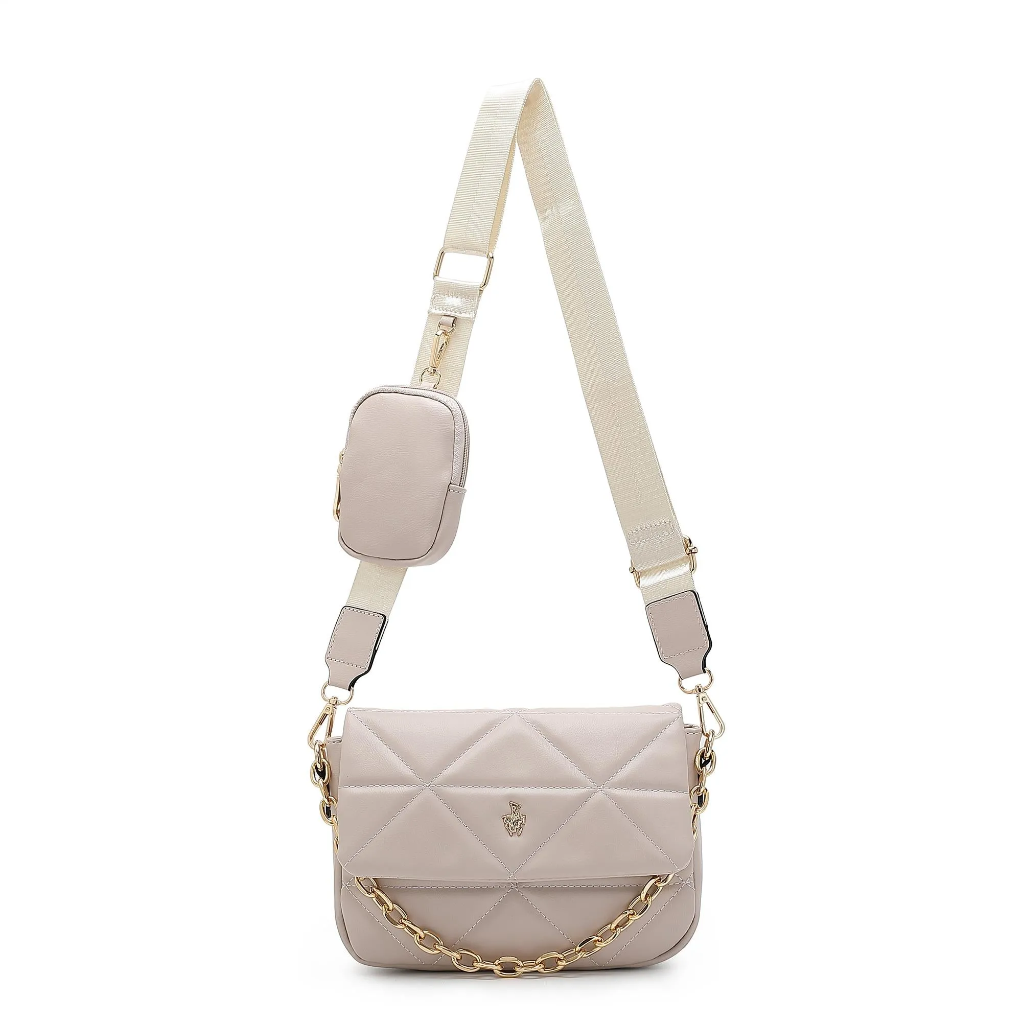 Women's Quilted Shoulder Sling Bag - HJJ 1677