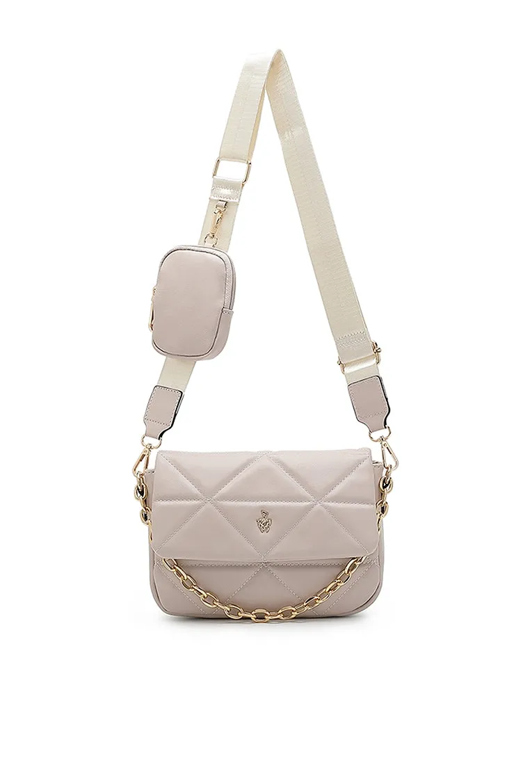 Women's Quilted Shoulder Sling Bag - HJJ 1677